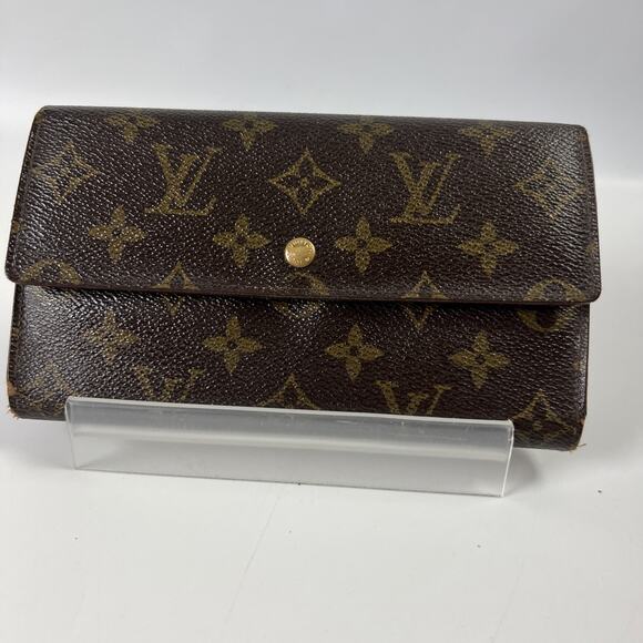 LOUIS VUITTON Porte Tresor International Monogram Canvas - Picture 1 of 9